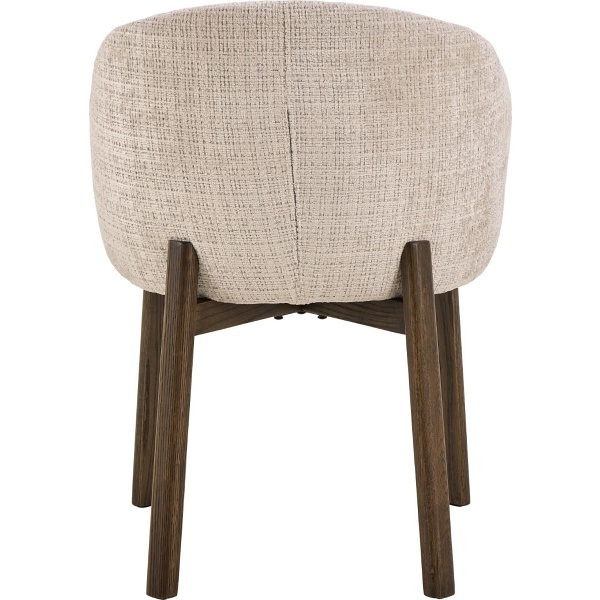 Krzesło Darlene wood beżowe Juto 4 - ACTONA